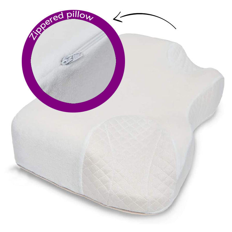 cpap pillow for side sleeper use for cpap bipap mask