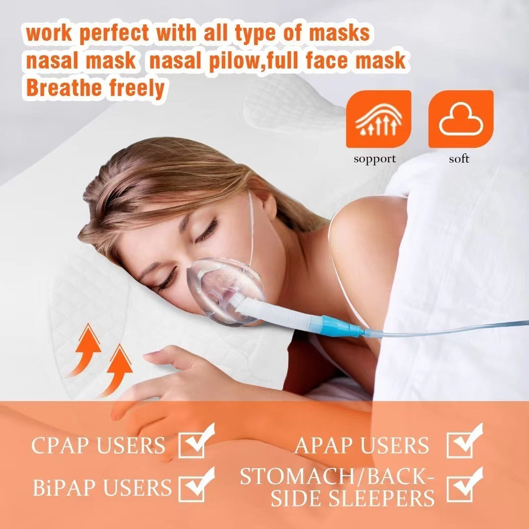 cpap pillow for side sleeper use for cpap bipap mask